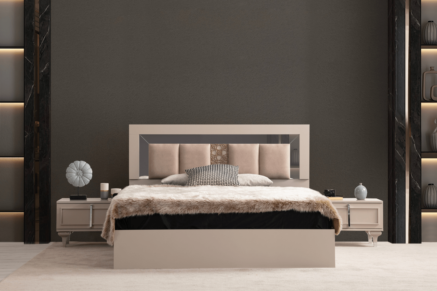 Chambre à coucher Rustique