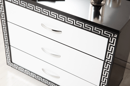 Chambre à coucher Versace noir & blanc