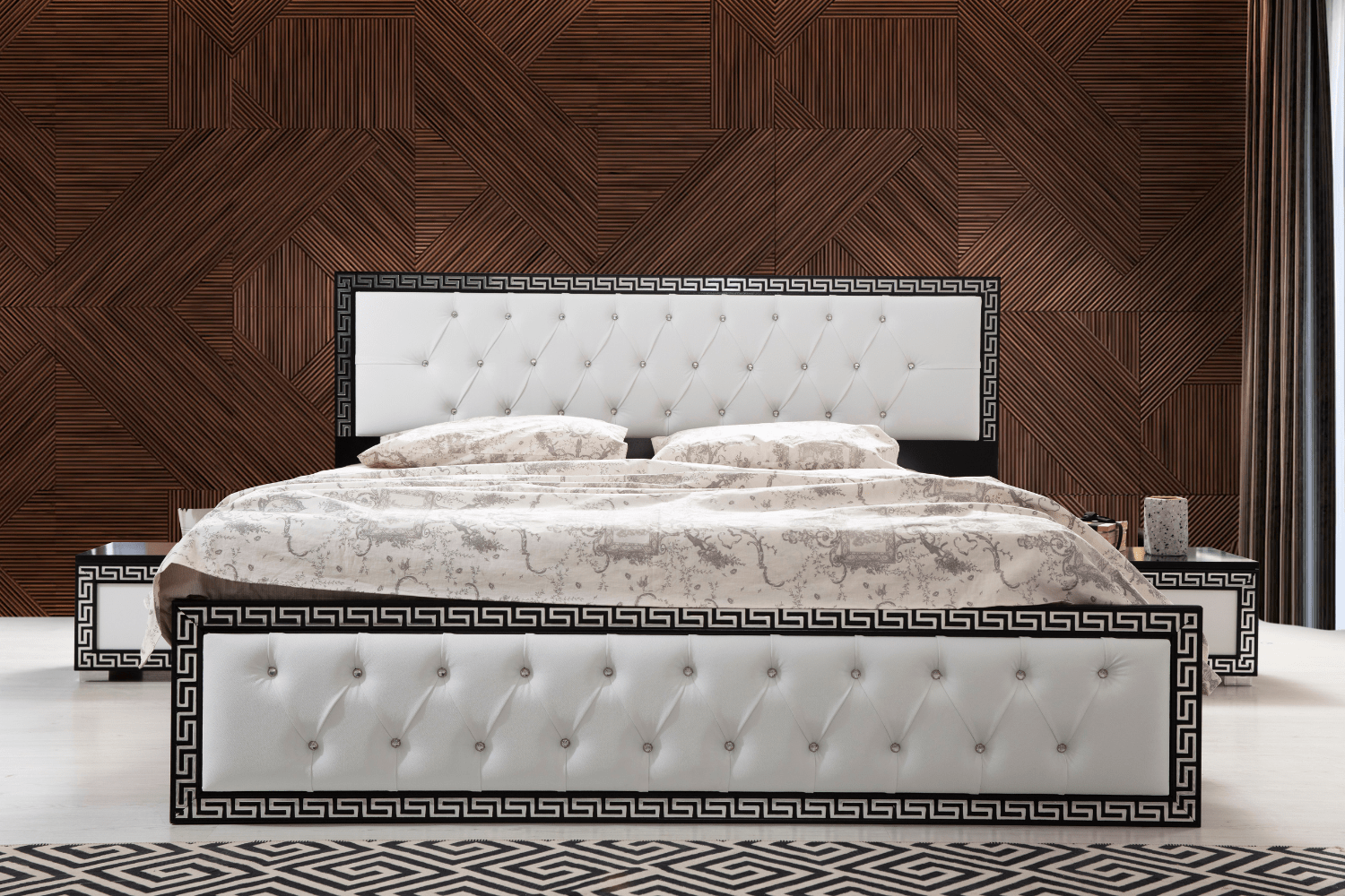 Chambre à coucher Versace noir & blanc