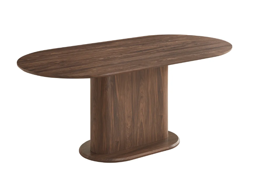 Table à manger LOKA 160cm NOYER