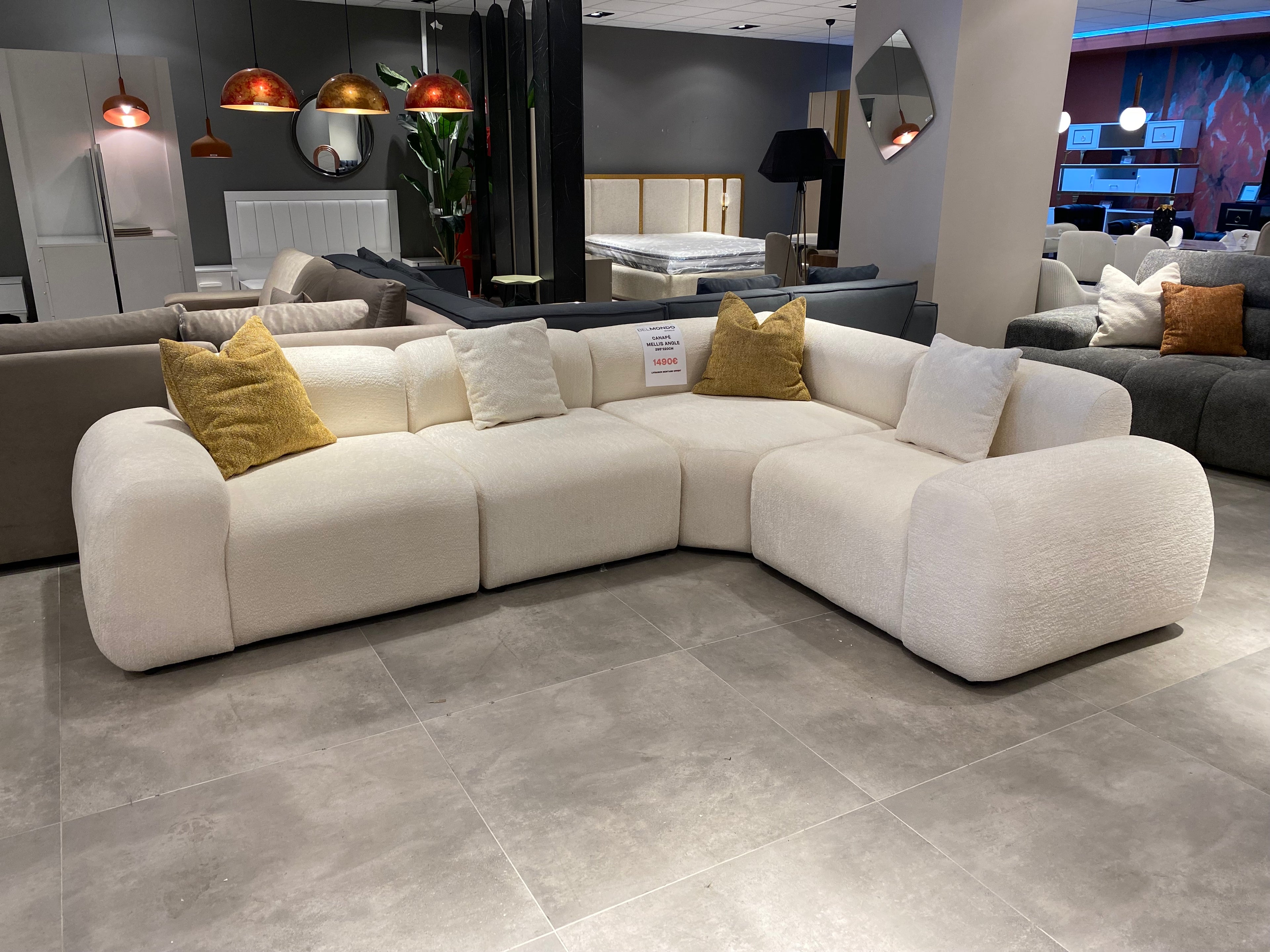 Canapé d'angle MELIS