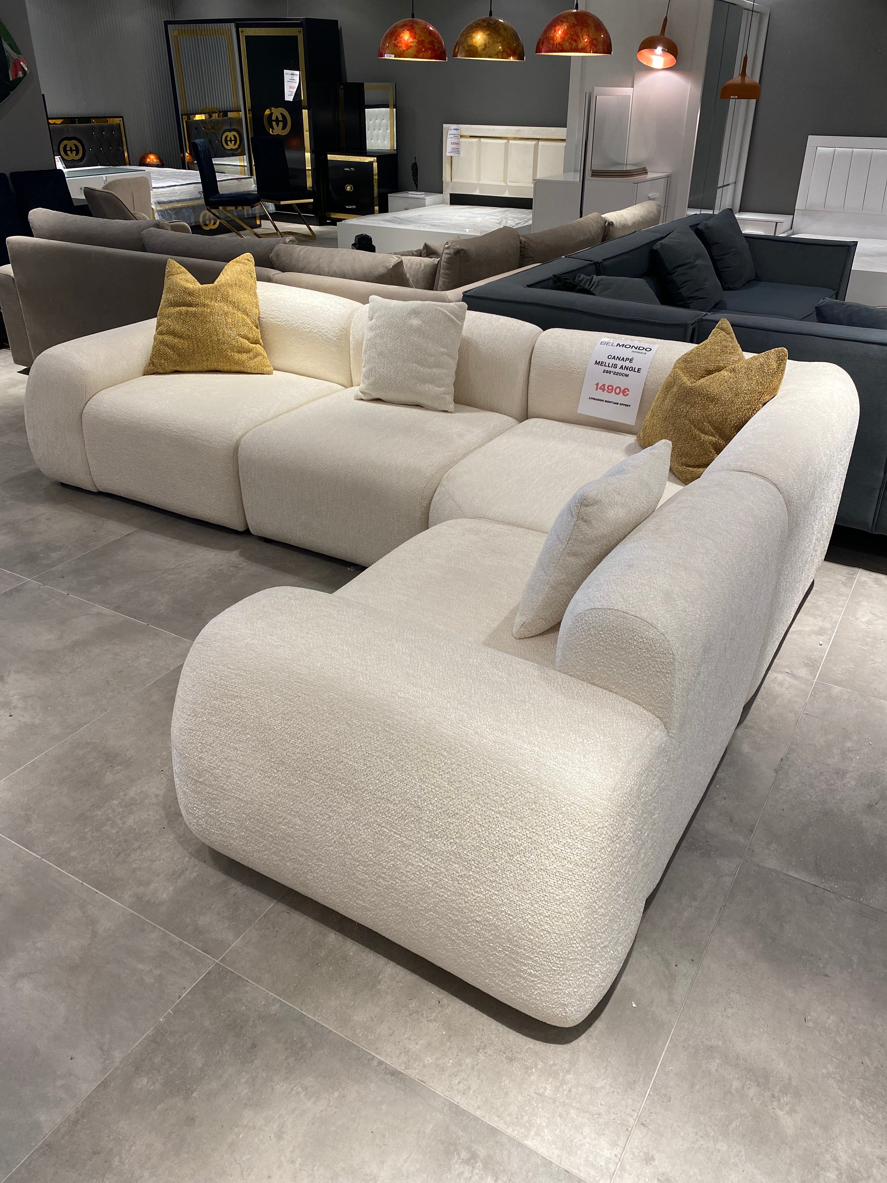 Canapé d'angle MELIS