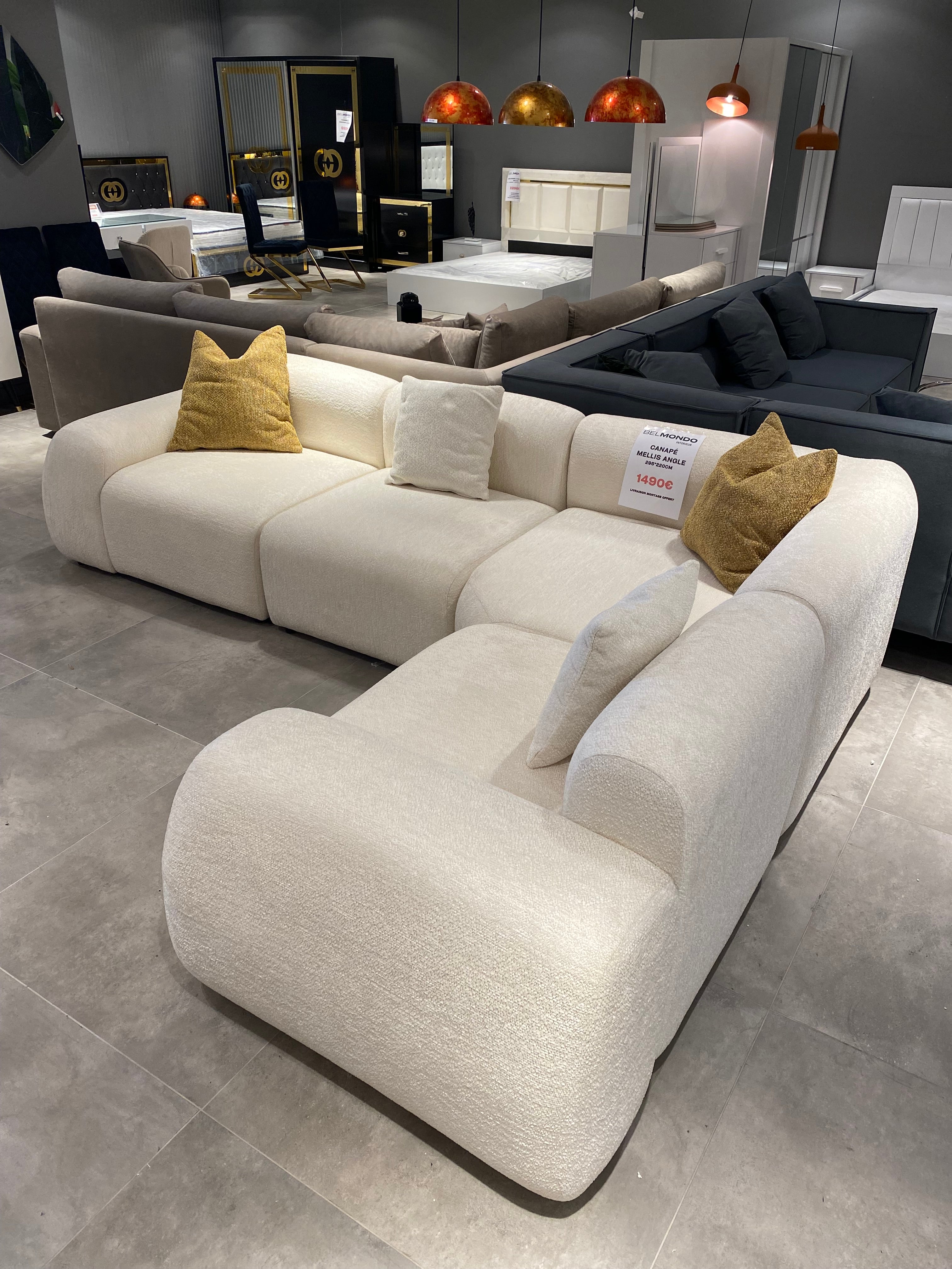 Canapé d'angle MELIS