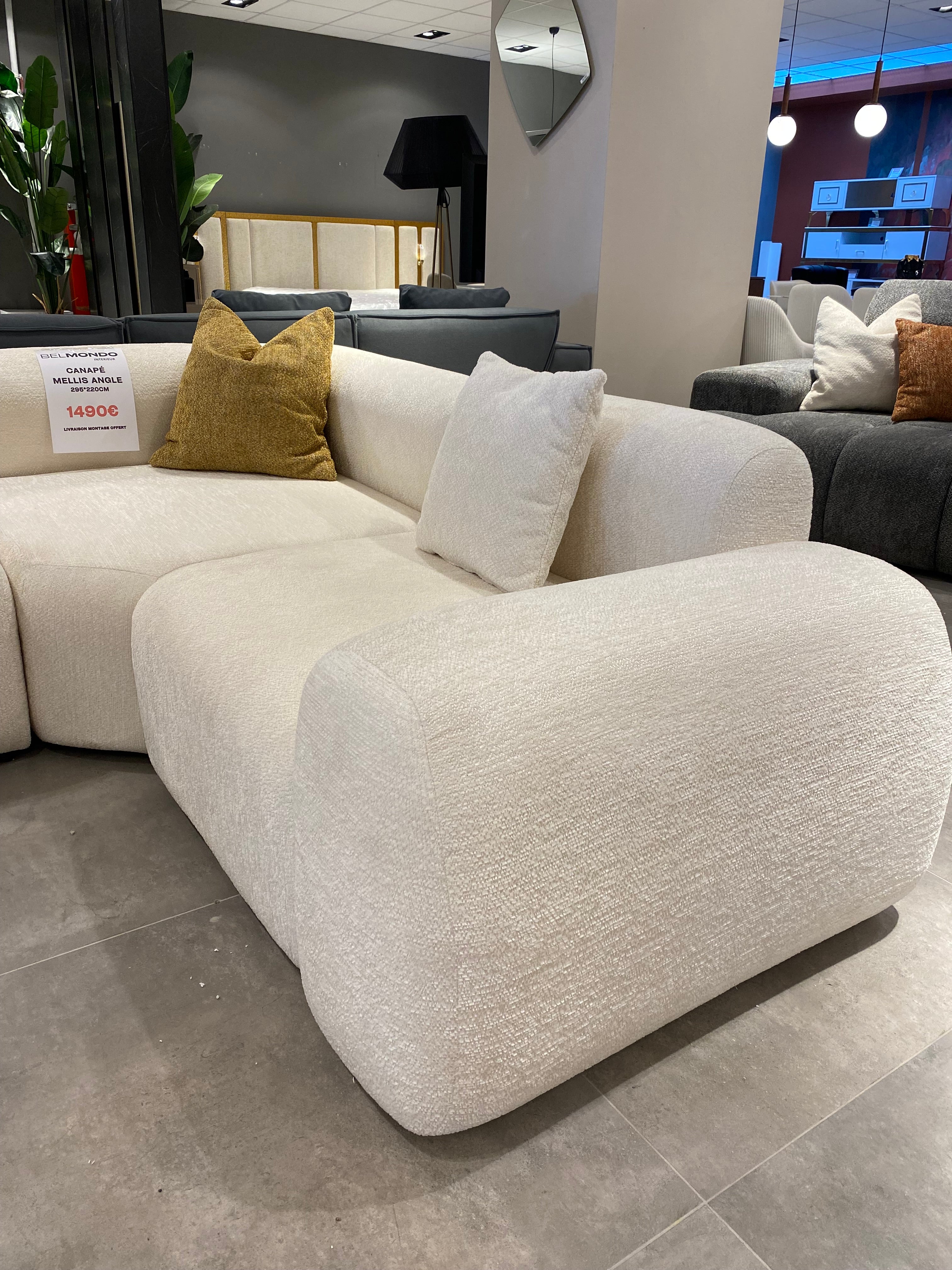 Canapé d'angle MELIS