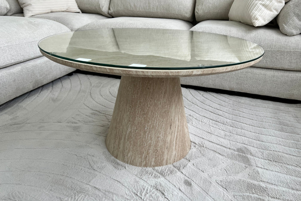 Table Basse Eva Effet Travertin