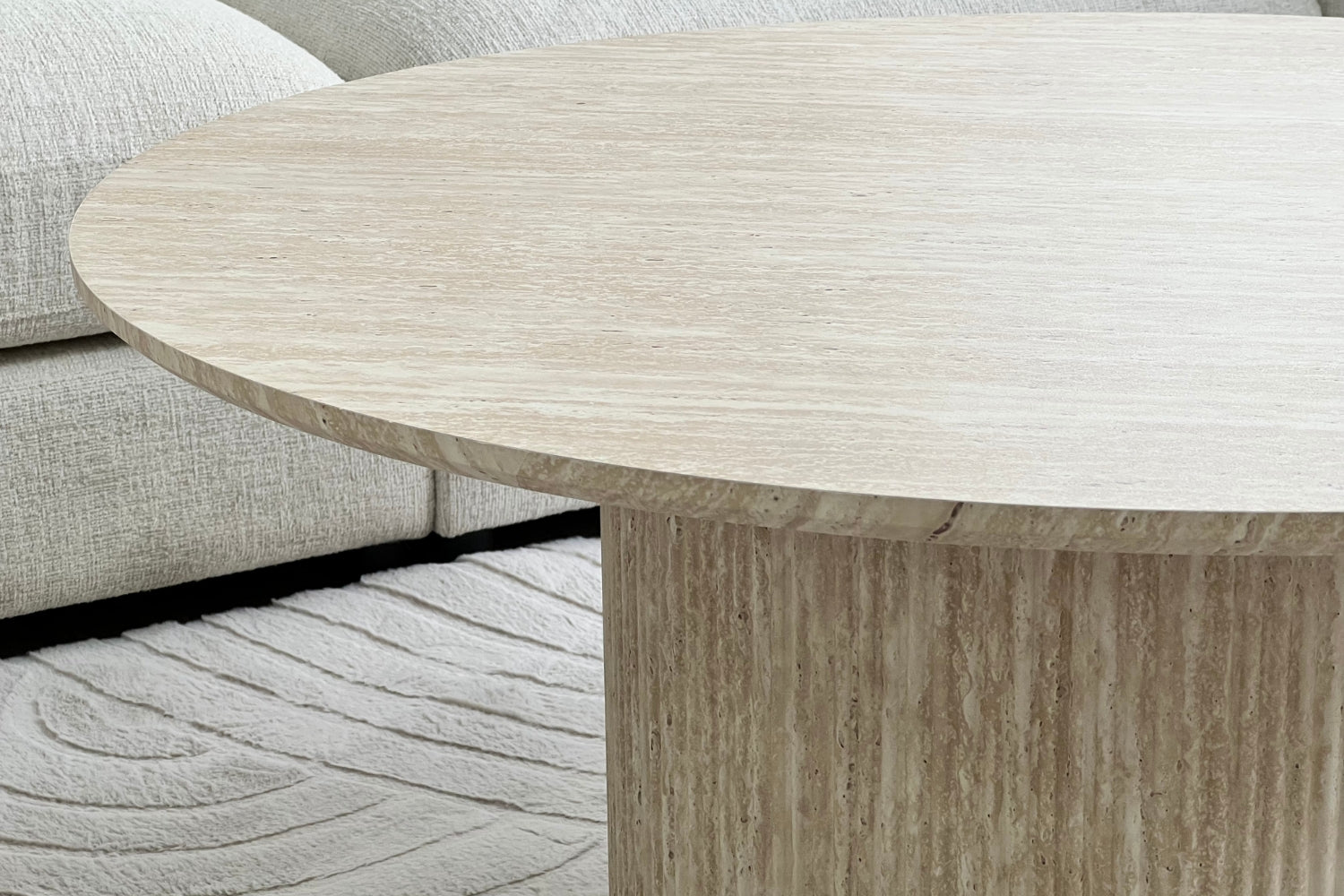 Table Basse Azra Effet Travertin