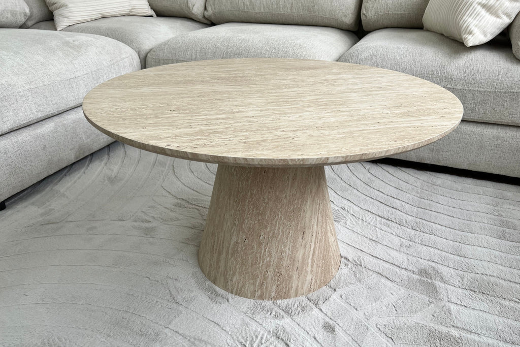 Table Basse Eva Effet Travertin