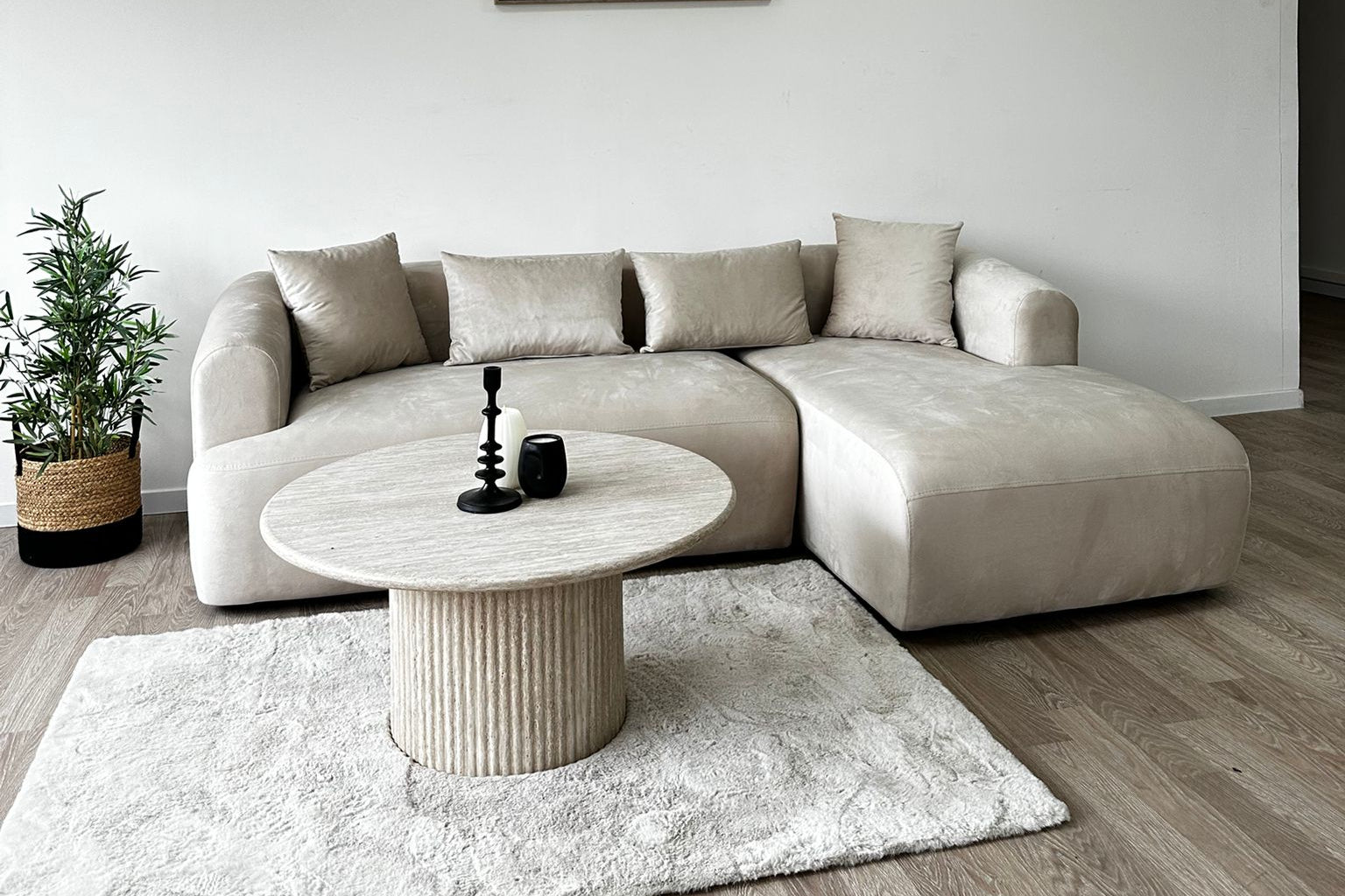 Canapé d'Angle ELA velours