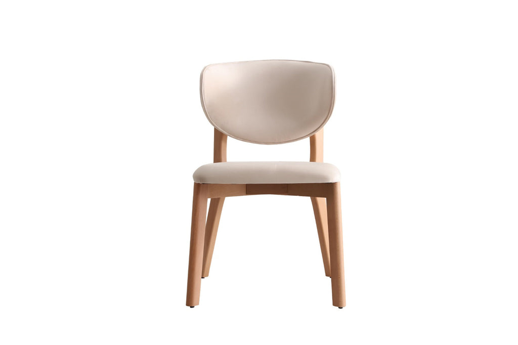 Chaise STAR velours beige