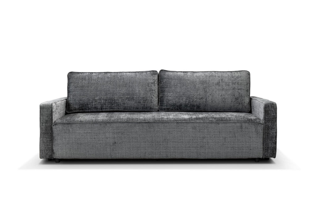 Canapé 3 Places Convertible NICOLE Marbella Gris Anthracite